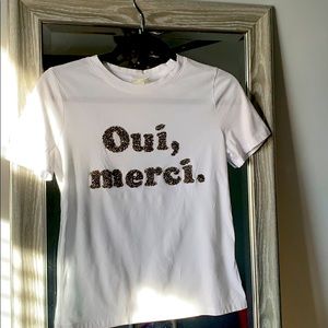 H&M Sequin Embroidered Tee